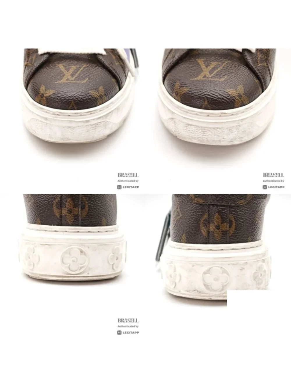 Louis Vuitton Yayoi Kusama Collaboration Sneakers Brown Bag